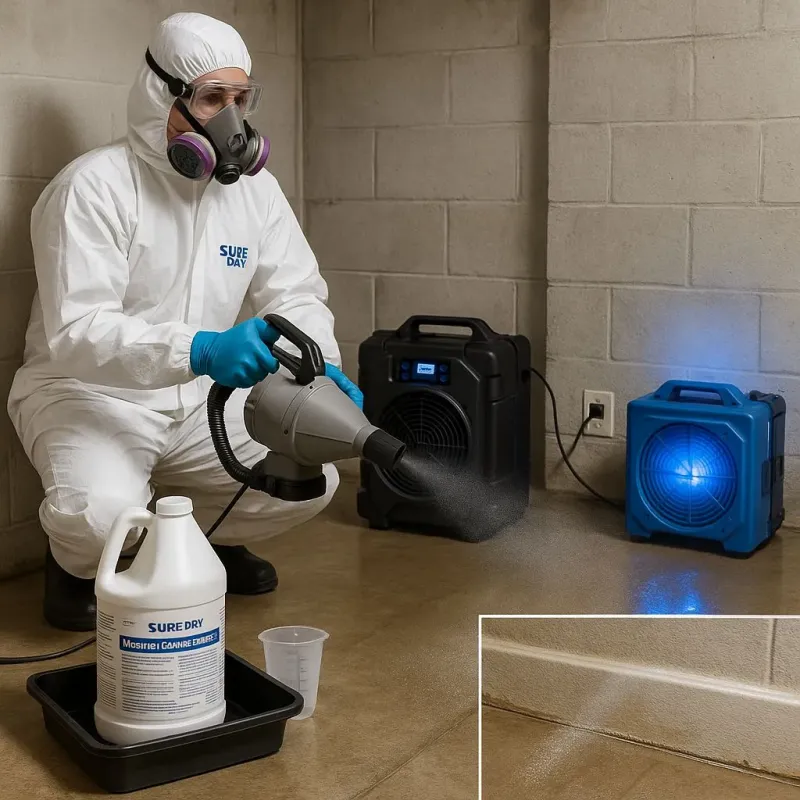 Sanitization and Odor Removal process in Columbus, IN