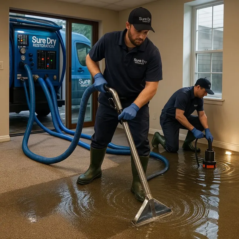 Water Extraction and Removal process in Columbus, IN